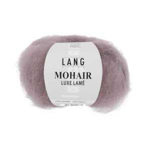 Lang Yarns - Mohair Luxe Lam� Fv. 348 S�lv-Old Pink