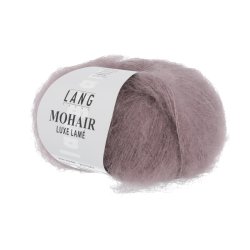 Lang Yarns - Mohair Luxe Lam� Fv. 348 S�lv-Old Pink