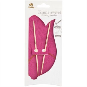 Tulip - Knina Swivel - Drejbare Rundpinde Bambus - 80 cm