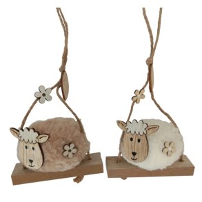 Uld F�r p� gynge 1 stk 7 cm