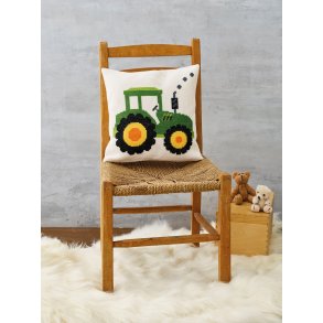 Broderi Kit - Traktor 30 x 30 Cm.