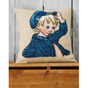 Permin - Emil Med Kasket Puden - Broderipakke