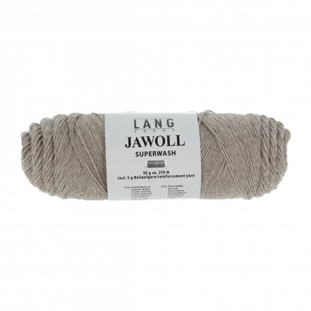 Lang Yarns - Jawoll Fv. 45 Grbrun/Mrk Beige