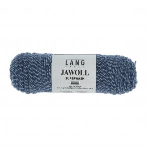 Lang Yarns - Jawoll Fv. 58 Kobolt/Hvid Print