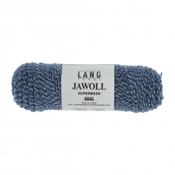 Lang Yarns - Jawoll Fv. 58 Kobolt/Hvid Print