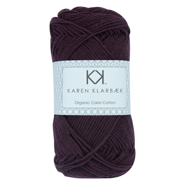 Karen Klarbk - 8/4 ko. Bomuld Fv. 45 Aubergine