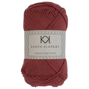 Karen Klarb�k - 8/4 �ko. Bomuld Fv. 34 Brick Red