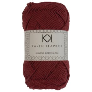 Karen Klarb�k - 8/4 �ko. Bomuld Fv. 35 Dark Brick Red