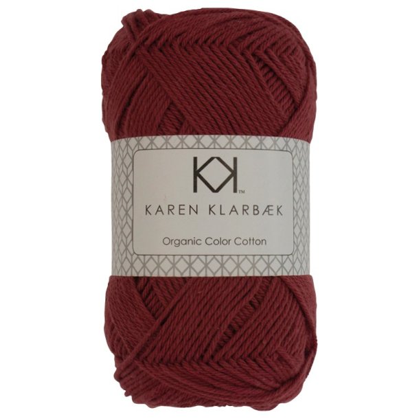Karen Klarbk - 8/4 ko. Bomuld Fv. 35 Dark Brick Red