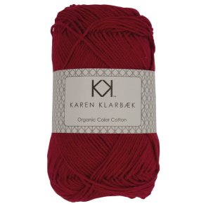 Karen Klarbk - 8/4 ko. Bomuld Fv. 05 Dark Christmas Red