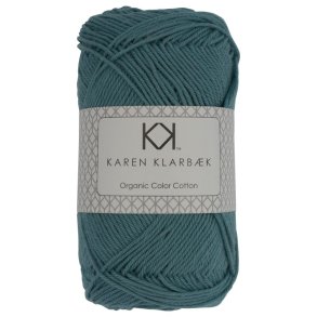 Karen Klarb�k - 8/4 �ko. Bomuld Fv. 11 Medium Petrol Blue