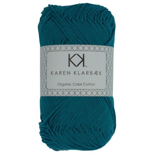 Karen Klarbk - 8/4 ko. Bomuld Fv. 10 Petrol