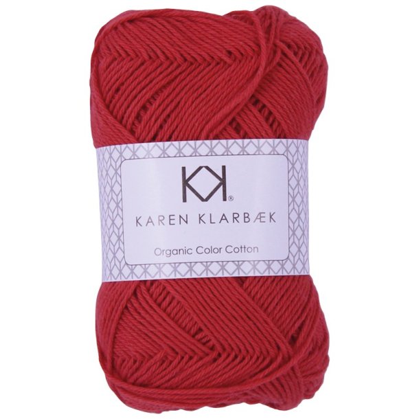Karen Klarbk - 8/4 ko. Bomuld Fv. 52 Poppy Red