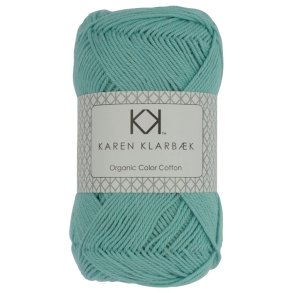 Karen Klarb�k - 8/4 �ko. Bomuld Fv. 12 Turquoise