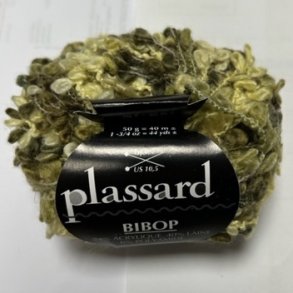 Plassard Bibop Effektgarn - Fv. 32 Grn/Gul Multi