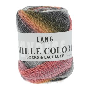 Lang Yarns - Mille Colori Socks & Lace Luxe Fv. 24 Gr�/Melon