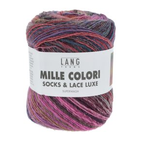 Lang Yarns - Mille Colori Socks & Lace Luxe Fv. 206 Multicolor