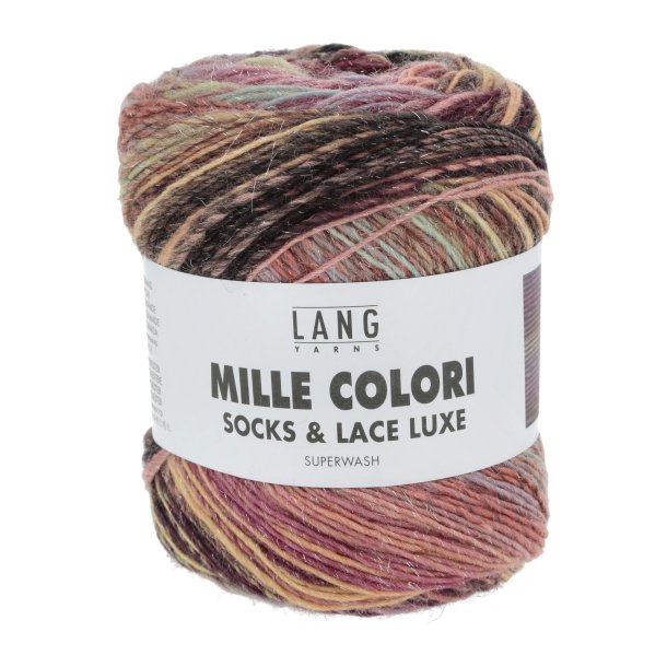 Lang Yarns - Mille Colori Socks &amp; Lace Luxe Fv. 207 Mrk Multi