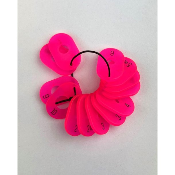 Pindem�ler i pink p� snor