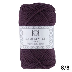 Karen Klarb�k - 8/8 �ko. Bomuld Fv. 03 Aubergine