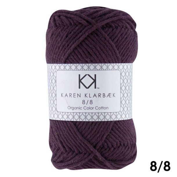 Karen Klarb�k - 8/8 �ko. Bomuld Fv. 03 Aubergine