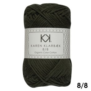 Karen Klarb�k - 8/8 �ko. Bomuld Fv. 13 Dark Kombu Green