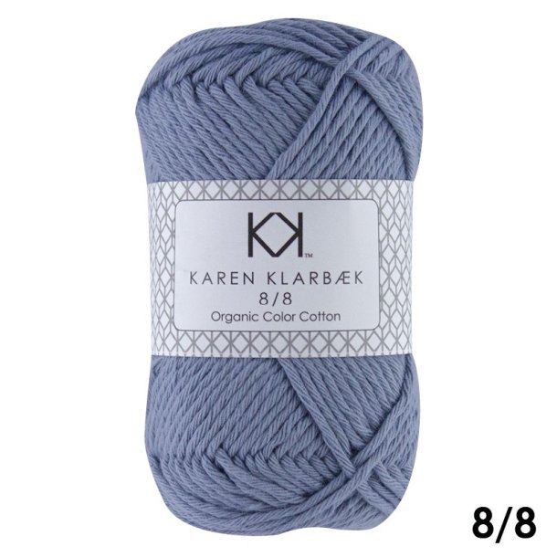 Karen Klarb�k - 8/8 �ko. Bomuld Fv. 02 Faded Jeans Blue