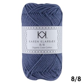 Karen Klarb�k - 8/8 �ko. Bomuld Fv. 01 Jeans Blue