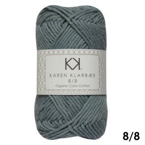Karen Klarb�k - 8/8 �ko. Bomuld Fv. 12 Light Lead Blue