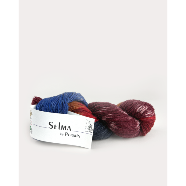 Selma By Permin Fv. 880820 Bordeaux/Bl/Rust