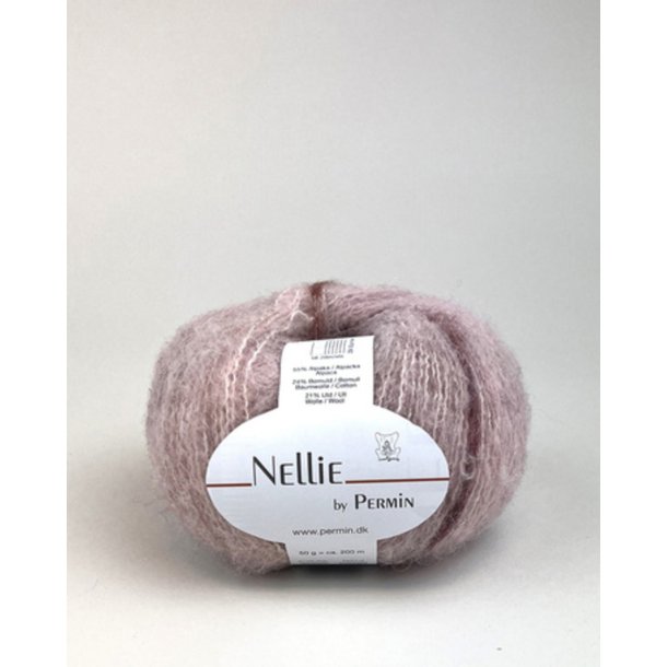 Nellie - By Permin Fv. 404 Rosa/Bordeaux/Syren