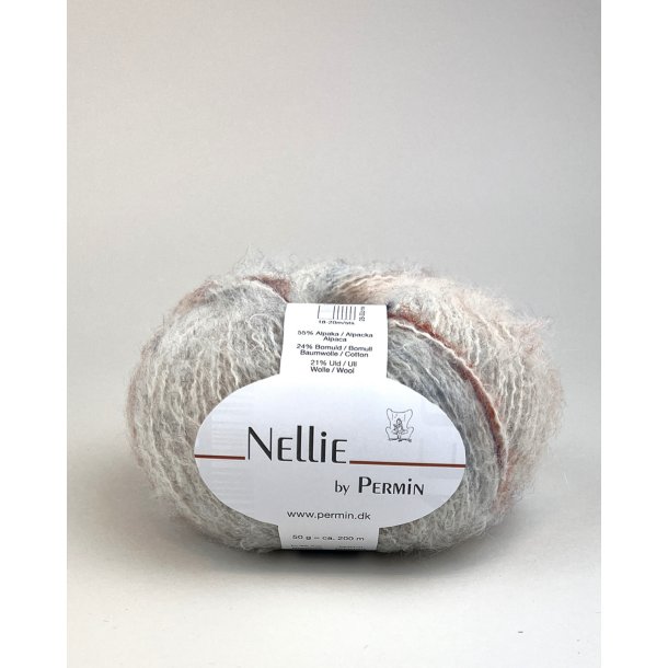 Nellie - By Permin Fv. 406 Koral/Rust/Bl