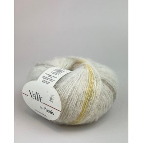 Nellie - By Permin Fv. 410 Rhvid/Gul/Grn