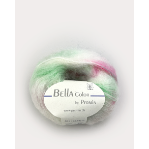 Bella Color - By Permin Fv. 155 Rhvid/Grn/Pink