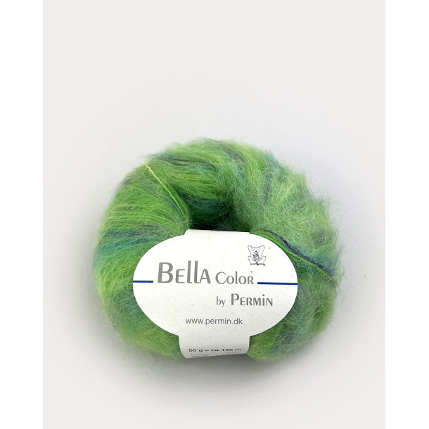 Bella Color - By Permin Fv. 167 Grn/Lilla/Turkis