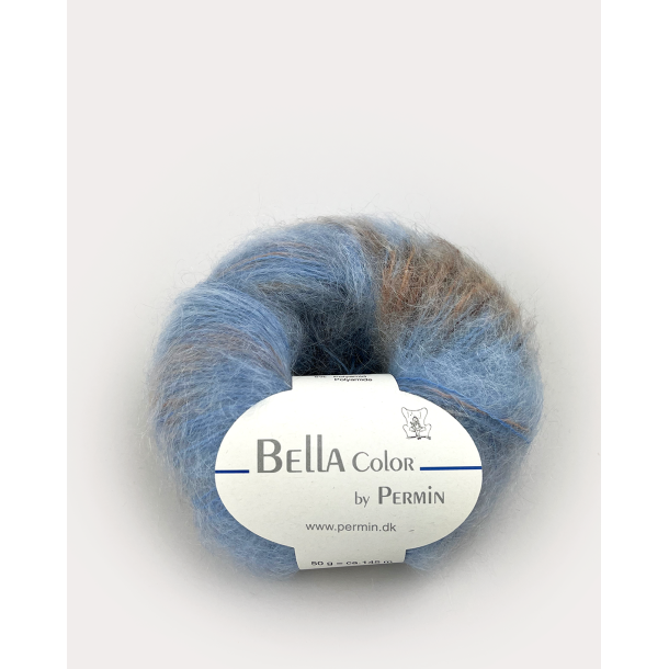 Bella Color - By Permin Fv. 174 Bl/Beige/Brun