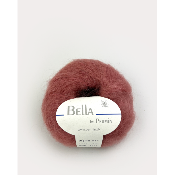 Bella Mohair - By Permin Fv. 245 Gammel Rosa