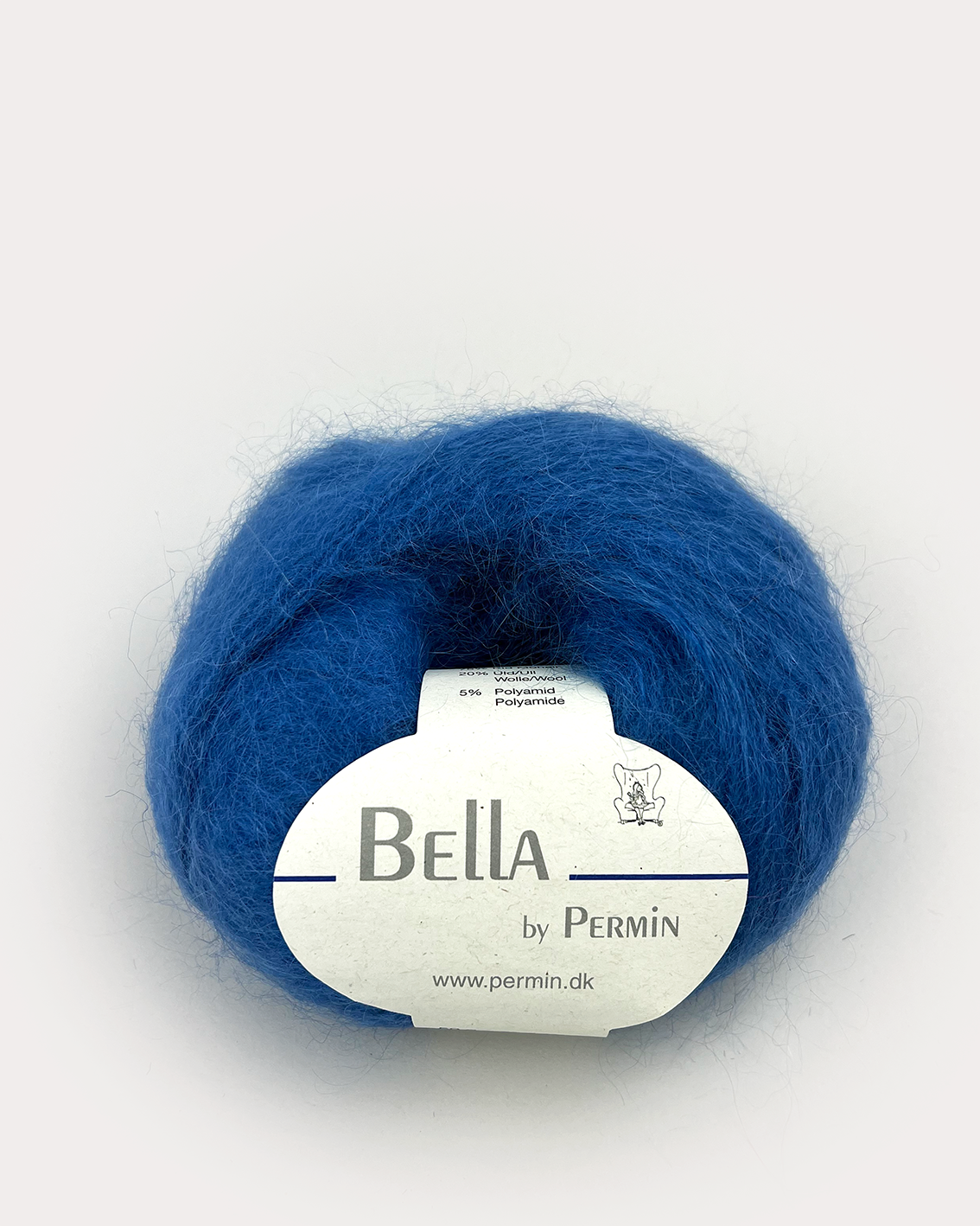 Bella Mohair - By Permin Fv. 259 Jeans Blå - BELLA MOHAIR - BY PERMIN ...