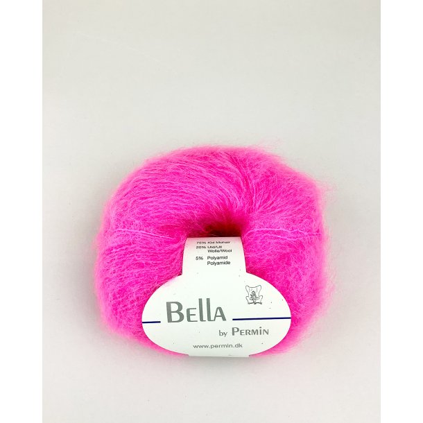 Bella Mohair - By Permin Fv. 292 Neon Pink