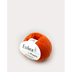 Esther - By Permin - Farve 55 Mrk orange