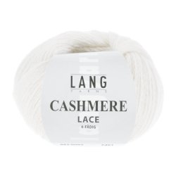 Lang Yarns - Cashmere Lace fv. 02 Hvid