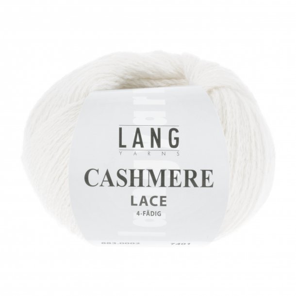 Lang Yarns - Cashmere Lace fv. 02 Hvid