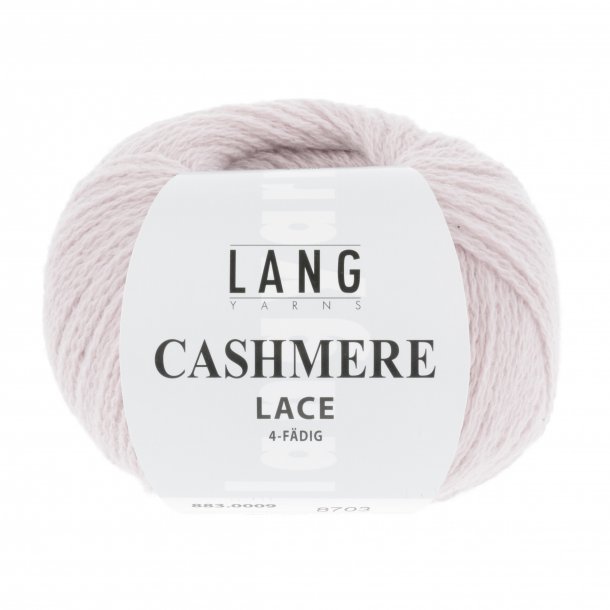 Lang Yarns - Cashmere Lace fv. 09 Lys Rosa