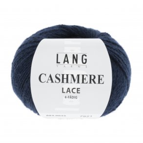 Lang Yarns - Cashmere Lace fv. 25 Marine Bl