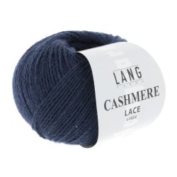 Lang Yarns - Cashmere Lace fv. 34 Mrk Bl