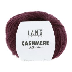 Lang Yarns - Cashmere Lace fv. 62 Wine