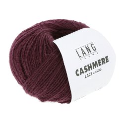 Lang Yarns - Cashmere Lace fv. 62 Wine