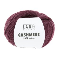 Lang Yarns - Cashmere Lace fv. 161 M�rk R�d