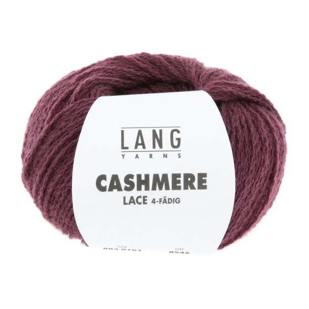 Lang Yarns - Cashmere Lace fv. 161 M�rk R�d