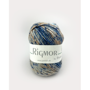 Rigmor - By Permin Farve 514 Bl/Beige - UDGR -30%